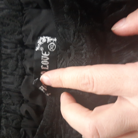 Dark in Love Lace Ruffle Skirt - Picture 2 of 5